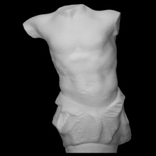torso tritone figura scansione Dio greco mitologia 3d print model - Mito3D