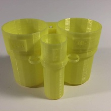 bath glasses vasos ba bathroom love modern tools 3d print model - Mito3D