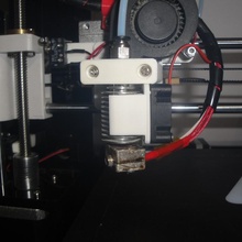 extuder fan holder spare parts 3dprinted 3dprinter sparepart printerupgrade bowdenextuder 3d print model - Mito3D