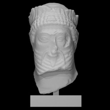 bearded head scan man 3d print model - Mito3D