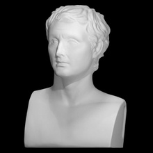 Menander Scan griechisch Porträt Dramatiker 3d print model - Mito3D