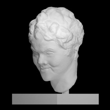head laughing satyr scan man 3d print model - Mito3D