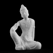 seated figure bodhisattva sainsbury centre visual arts norwich scan 3d print model - Mito3D