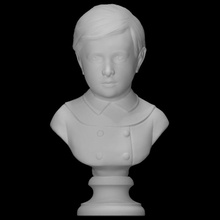portrait boy scan bust child 3d print model - Mito3D