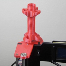 potenciar filamento soporte red a6 izquierda construir 3d impresora pla Bowden extrusora carrete rodamiento 3d print model - Mito3D