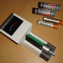 batterie accu-tester gadgets & electronics 3d print model - Mito3D