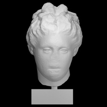 tête Dieu Apollon antium analyse grec mythologie mythe 3d print model - Mito3D