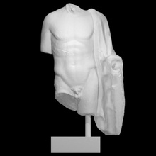 torse statue Hermès Lansdowne analyse Dieu grec mythologie mythe 3d print model - Mito3D