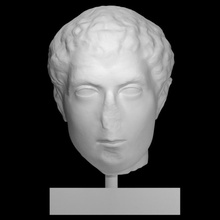 retrato romano hombre escanear cabeza masculino 3d print model - Mito3D