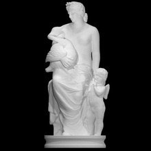 leda swan scan woman child boy cherub 3d print model - Mito3D