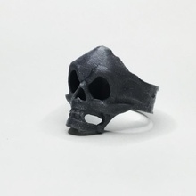 Murray şeytani kafatası yüzük mücevher korsan maymun Adası 3d print model - Mito3D