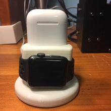 maçã airpods cobrando doca aparelhos eletrônicos carregamento applewatch 3d print model - Mito3D