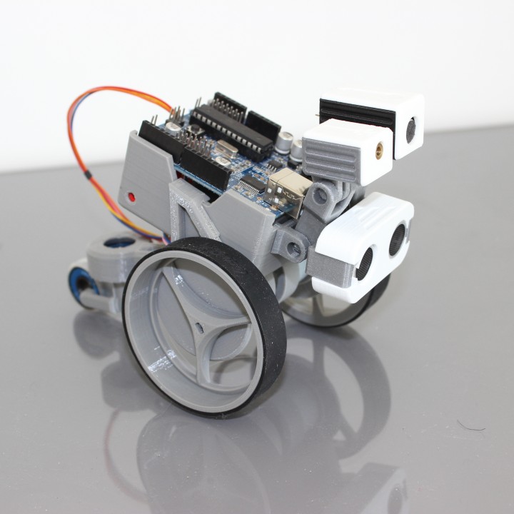 smars ruedas modificación artilugio electrónica modular robot herramientas sensor módulo paso 28byj 48 sensores trinido 3D print model - Mito3D