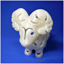 2015 suerte ovejas año jardín chino lámpara zodiac calendario lunar 3d print model - Mito3D
