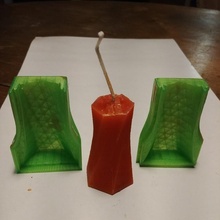 verdrehte Kerze Schimmel Spielzeuge Spiele DIY Wachs 3d print model - Mito3D