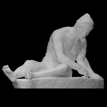 dying gaul scan soldier gallic 3d print model - Mito3D
