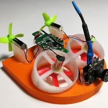 hoverwhoop hava indüktriks hovercraft gadget'lar elektronik fpv Uçan göz rc Küçük çember haykırmak e010 eachine Tiny6 sürüklenme tinywhoov tinywhoover 3d print model - Mito3D