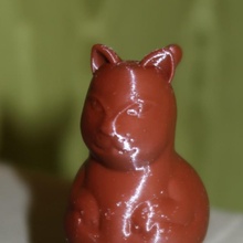 fat cat toys & games cute figurine toy 3d print model - Mito3D