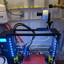 lulzbot taz 6 filamento carrete soporte construir 3d impresora 3d print model - Mito3D