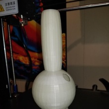 curvy bong & garden 3d print model - Mito3D