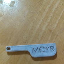 mcyr keychain fashion & accessories 3d print model - Mito3D