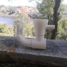 hydraulique RAM jardin essentiel rampump pompe eau canramwaterpump 3d print model - Mito3D