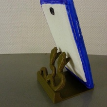 serpiente smartphone soporte artilugio electrónica apoyo Smartphonesupport 3d print model - Mito3D