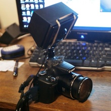 champ moniteur capuche montage support gadgets électronique dslrvideo dlsr caméra vidéo 3d print model - Mito3D