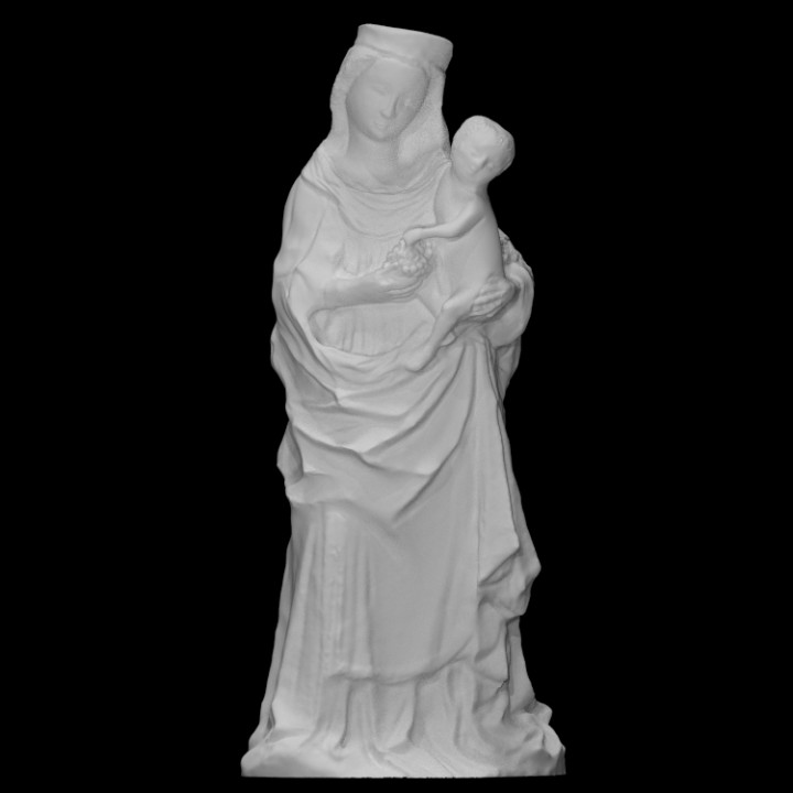 virgin mary scan religion bible 3D print model - Mito3D