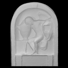 angel tombstone scan grave 3d print model - Mito3D