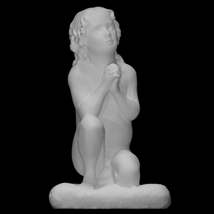 dua oğlan taramak çocuk 3D print model - Mito3D