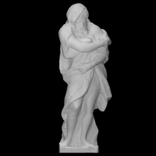 winter scan man season allegory 3d print model - Mito3D