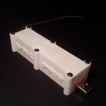 VRC 3NT alıcı durum kılıf gadget'lar elektronik USB rc araba Konut muhafaza gökyüzüne uç dongle fs gr3e GR3E simülatör vrcpro 3d print model - Mito3D