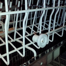 bauknecht dishwasher pulley spare parts wheel roller gcf4730 geschirrsp ler laufrolle 3d print model - Mito3D