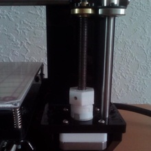 nema 17 spacer 8mm geeetech i3 build 3d printer mount nema17 i3b acryli z-wobblefix 3d print model - Mito3D