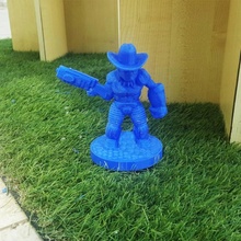 cyborg vaquero fijo imprimible mesa juguetes Impresión 3d Imprimible 3d print model - Mito3D