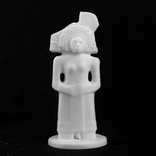 huaxtec feminino divindade museu britânico londres scan 3d print model - Mito3D