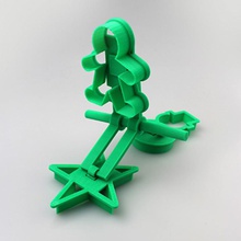 multi disegno natale cookie cutter giardino 3d print model - Mito3D