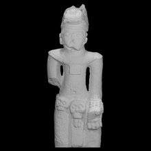 anthropomorph Skulptur ek Balam Scan Tod ekbalam 3d print model - Mito3D