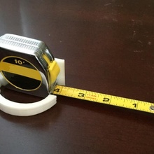 cinta medida estante soporte jardín 3d print model - Mito3D