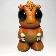 bebê monstro orango brinquedos jogos fofa Dragão fantasia Babydragon 3d print model - Mito3D
