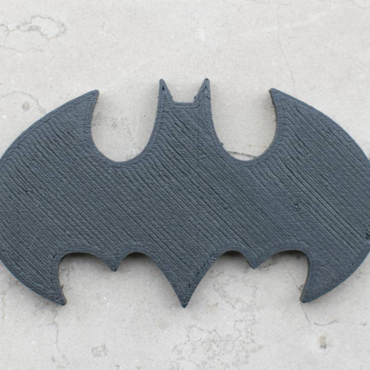 batman logo fan art batmanlogo 3D print model - Mito3D