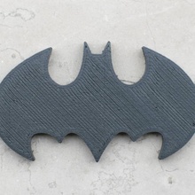 Batman logo fan arte Batmanlogo 3d print model - Mito3D