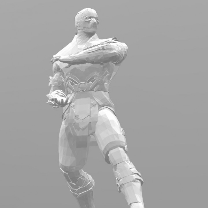 sub-zero mortal kombat subzero mortalkombat human male games 3D print model - Mito3D