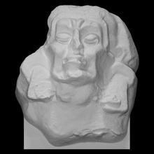 humano máscara escanear deidad 3d print model - Mito3D