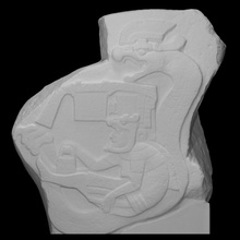Monumento venta escanear Dios mitología serpiente olmeca 3d print model - Mito3D