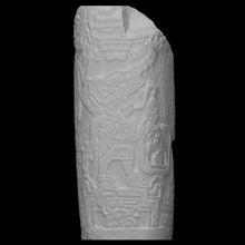 stèle 11 monte Alban analyse 3d print model - Mito3D