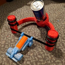 esso halı başlatıcı aksesuar oyuncaklar oyunlar araba Kulp destek mancınık İçmek f1 oyun yarış oyuncak atış sürücü içecek mk2 sapan 250ml fi1 3d print model - Mito3D
