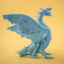 dragon vr sculpt toys & games beast figure monster mythical sculpture virtualreality wyvern drake figuring 3d print model - Mito3D