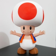 toad mario games - multi-color toys & nintendo videogame character actionfigure peach 3d print model - Mito3D